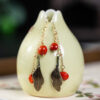 Hanfu-Ronghua-Silk-Earrings-Women-Cheongsam-Accessories-1 Hanfu Ronghua Silk Earrings Women Cheongsam Accessories