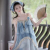 New-Style-Summer-Modified-Hanfu-Women's-Strapless-Dress-3 New Style Summer Modified Hanfu Women's Strapless Dress