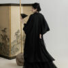 Summer-Song-Dynasty-Women-Hanfu-Black-Dress-with-Lotus-Leaf-Theme-Fashion-Clothing-4 Summer Song Dynasty Women Hanfu Black Dress with Lotus Leaf Theme Fashion Clothing