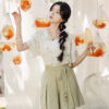 Tang-Dynasty-Style-Women-casual-Summer-Shorts-Pant-for-Daily-2 Tang Dynasty Style Women casual Summer Shorts Pant for Daily