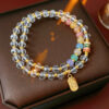 Women-Double-Layer-Bracelet-Fashion-Retro-Niche-Hand-Jewelry-3 Women Double Layer Bracelet Fashion Retro Niche Hand Jewelry