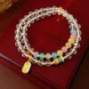 Women-Double-Layer-Bracelet-Fashion-Retro-Niche-Hand-Jewelry-4 Women Double Layer Bracelet Fashion Retro Niche Hand Jewelry