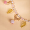 Women-Short-Necklace-Pearl-Pink-Peach-Ming-Style-4 Women Short Necklace Pearl Pink Peach Ming Style