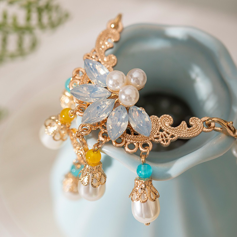 Cheongsam-Accessories-Pearl-Necklace-Vintage-Yingluo-Han-Chinese-Clothing-Collection-2 Cheongsam Accessories Pearl Necklace Vintage Yingluo Han Chinese Clothing Collection