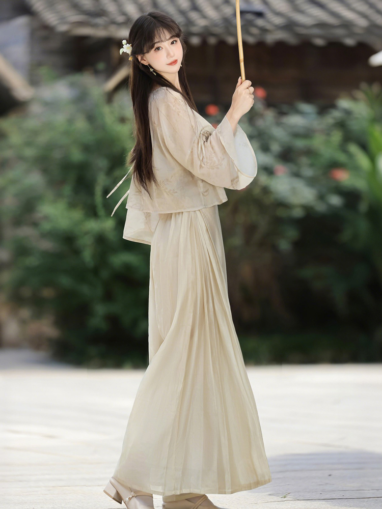 Female Summer Hanfu Song Dynasty Cute Style Fashion Songku