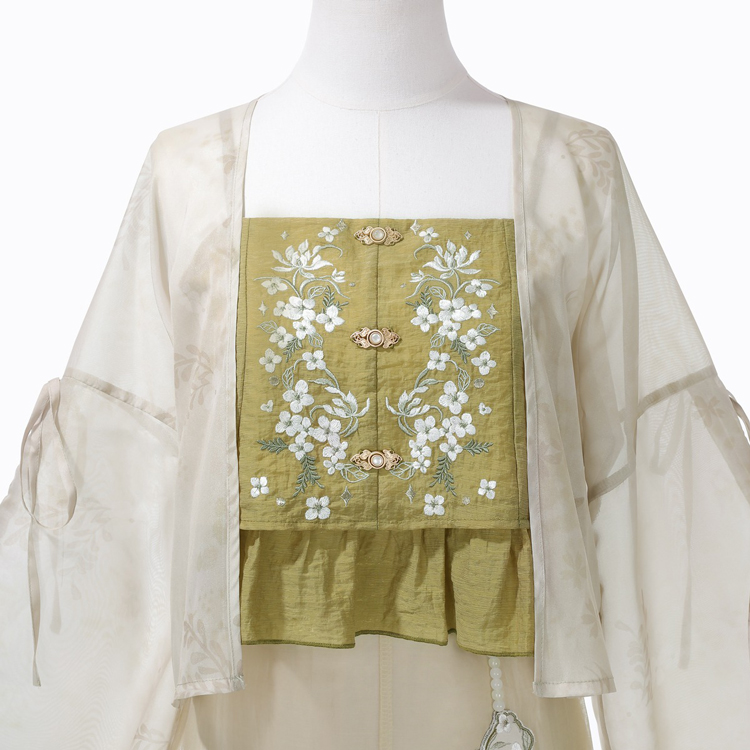 Female Summer Hanfu Song Dynasty Cute Style Fashion Songku