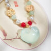 Hanfu-Necklace-for-Children-Yingluo-Classical-Peace-Lock-4 Hanfu Necklace for Children Yingluo Classical Peace Lock