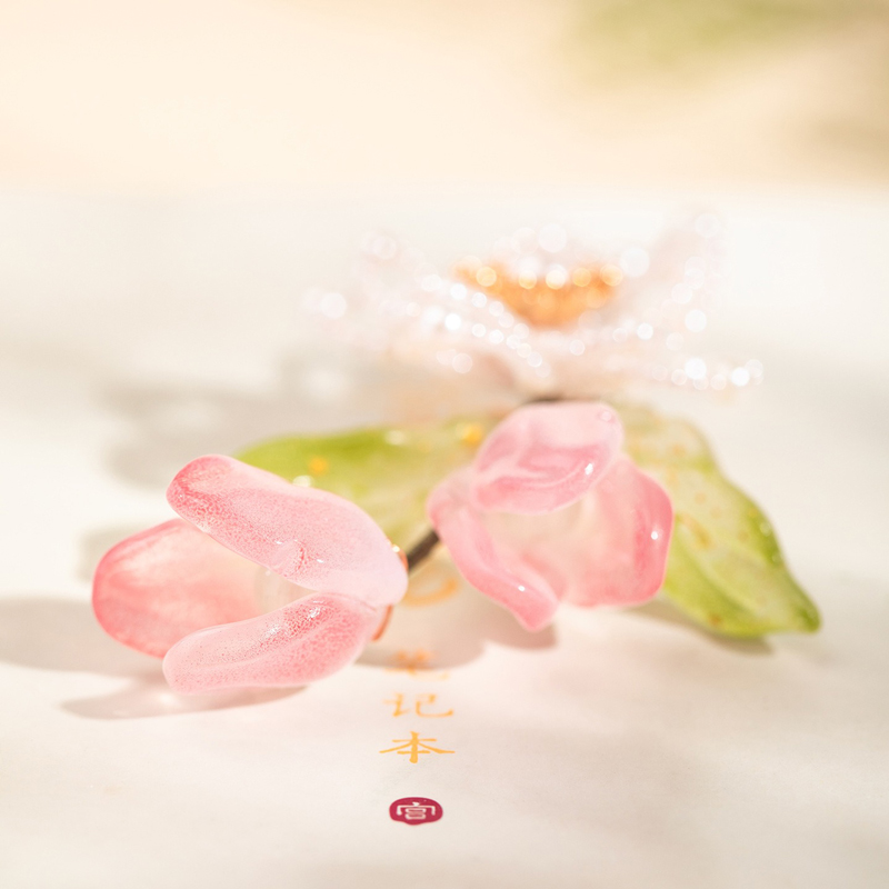 Hanfu-Tulip-Hair-Clip-Ethereal-Women-Hair-Accessory-2 Hanfu Tulip Hair Clip Ethereal Women's Hair Accessory