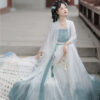 Song-Dynasty-Ladies-Hanfu-Simple-Qiyao-Costume-1 Song Dynasty Ladies Hanfu Simple Qiyao Costume