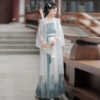 Song-Dynasty-Ladies-Hanfu-Simple-Qiyao-Costume-2 Song Dynasty Ladies Hanfu Simple Qiyao Costume