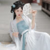Song-Dynasty-Ladies-Hanfu-Simple-Qiyao-Costume-4 Song Dynasty Ladies Hanfu Simple Qiyao Costume
