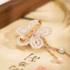 Women-Cheongsam-Accessories-Niche-Brooch-with-Floral-Design-4 Women Cheongsam Accessories Niche Brooch with Floral Design