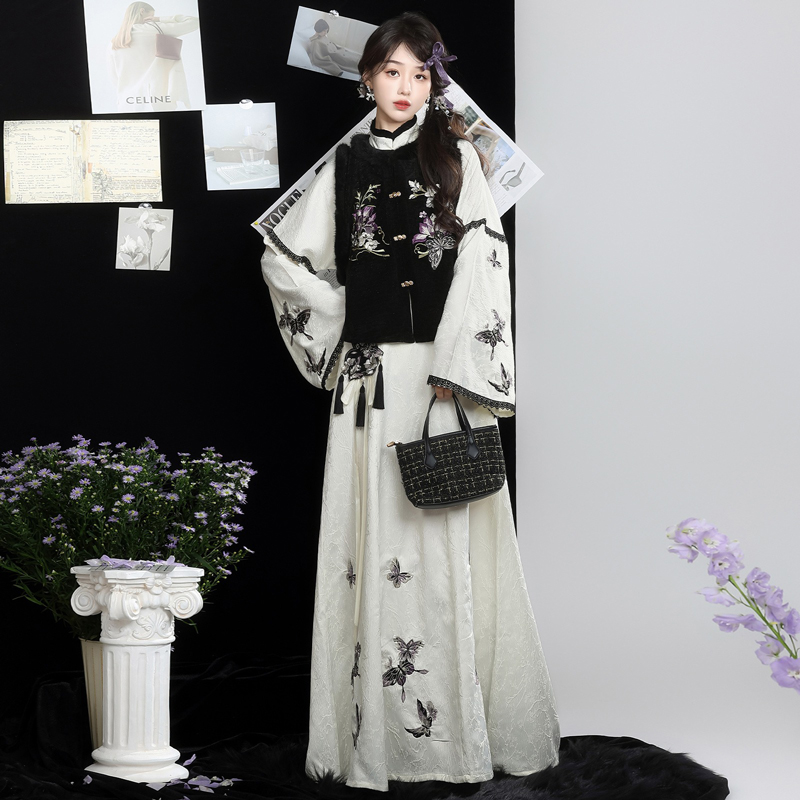 Autumn-Fashion-Hanfu-Ming-Dynasty-Set-in-Lolita-Style-1 Autumn Fashion Hanfu Ming Dynasty Set in Lolita Style
