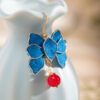 Blue-Velvet-Earrings-Retro-Floral-Women-Cheongsam-Ear-Accessories-3 Blue Velvet Earrings Retro Floral Women Cheongsam Ear Accessories