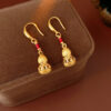 Gourd-Pendant-Earrings-Fashionable-Women-Vintage-Jewelry-1 Gourd Pendant Earrings Fashionable Women Vintage Jewelry