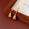 Gourd-Pendant-Earrings-Fashionable-Women-Vintage-Jewelry-3 Gourd Pendant Earrings Fashionable Women Vintage Jewelry