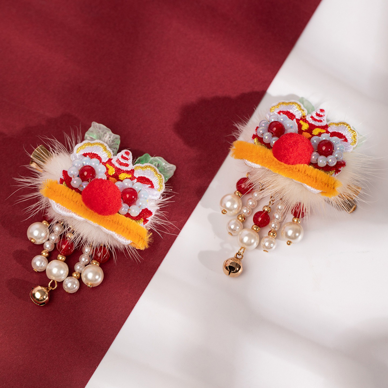 Hanfu-Children-Hair-Accessories-Lion-Characteristic-Headpiece-3 Hanfu Children Hair Accessories Lion Characteristic Headpiece
