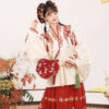 Ming-Dynasty-Women-Hanfu-Winter-Aoqun-New-Style-Maian-Skirt-2 Ming Dynasty Women Hanfu Winter Aoqun New Style Maian Skirt