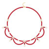 Retro-Red-Necklace-Hanfu-Yingluo-Double-Layer-Versatile-Accessory-4 Retro Red Necklace Hanfu Yingluo Double-Layer Versatile Accessory