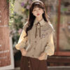 Winter-Daily-Hanfu-Ming-Dynasty-Set-with-Maian-Skirt-2 Winter Daily Hanfu Ming Dynasty Set with Maian Skirt