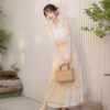 Woman-Song-Dynasty-Fashion-Hanfu-Autumn-Casual-Set-2 Woman Song Dynasty Fashion Hanfu Autumn Casual Set