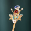 Women-Hanfu-Butterfly-Hairpin-Handcrafted-Copper-Jewelry-2 Women Hanfu Butterfly Hairpin Handcrafted Copper Jewelry