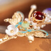 Women-Hanfu-Butterfly-Hairpin-Handcrafted-Copper-Jewelry-4 Women Hanfu Butterfly Hairpin Handcrafted Copper Jewelry
