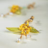 Women-Hanfu-Earrings-Handmade-Osmanthus-Enamel-Velvet-4 Women Hanfu Earrings Handmade Osmanthus Enamel Velvet