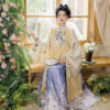 Ming-Dynasty-Women-Long-Coat-and-Maian-Skirt-Bijia-Set-1 Ming Dynasty Women Long Coat and Maian Skirt Bijia Set