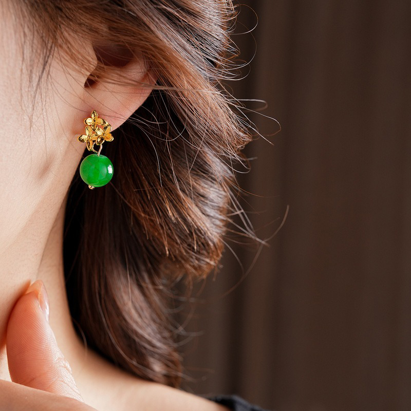 Retro-Hanfu-Women-Earrings-Unique-Floral-Ear-Accessories-4 Retro Hanfu Women Earrings Unique Floral Ear Accessories