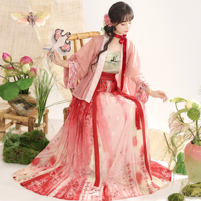 Song-Dynasty-Women-Hanfu-Autumn-Swallow-Ethereal-Skirt-Set-1 Spring Swallow