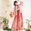 Song-Dynasty-Women-Hanfu-Autumn-Swallow-Ethereal-Skirt-Set-3 Song Dynasty Women Hanfu Autumn Swallow Ethereal Skirt Set