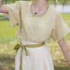 Tang-Dynasty-Short-Sleeved-Summer-Simple-Hanfu-4 Tang Dynasty Short Sleeved Summer Simple Hanfu