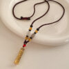 Women-Accessories-Round-Necklace-Vintage-Niche-Jewelry-1 Women Accessories Round Necklace Vintage Niche Jewelry