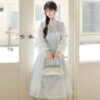 Women-Autumn-Hanfu-Han-Element-Lily-Long-Sleeve-Dress-2 Women Autumn Hanfu Han Element Lily Long-Sleeve Dress