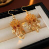 Women-Vintage-Earrings-Lotus-Tassel-Niche-Ear-Accessories-1 Women Vintage Earrings Lotus Tassel Niche Ear Accessories