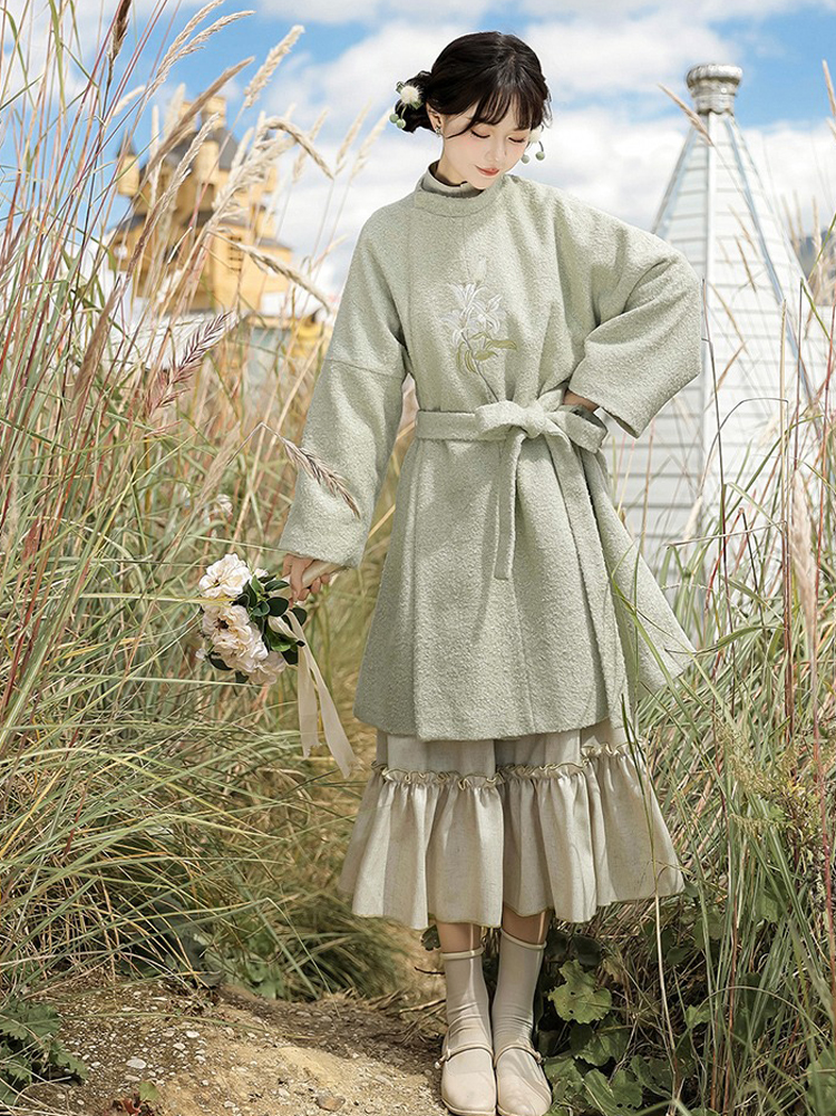 Women Winter Fashion Hanfu Chinese Dress Daily Wear