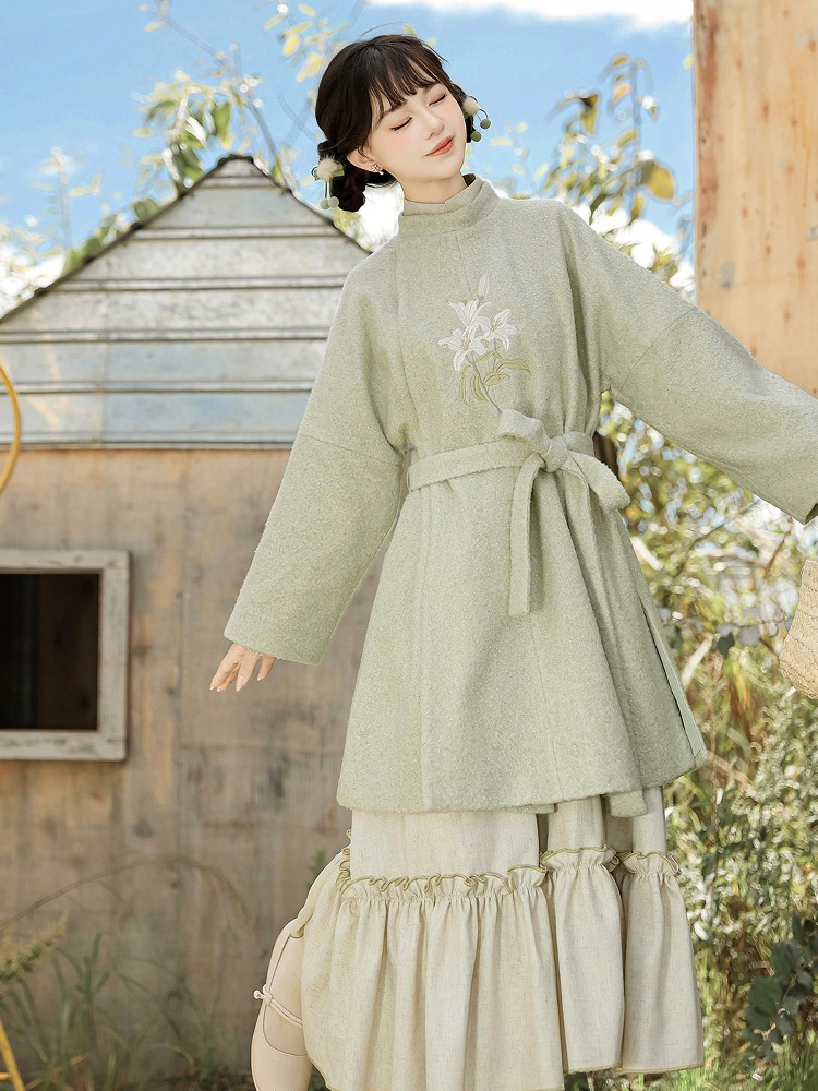 Women Winter Fashion Hanfu Chinese Dress Daily Wear