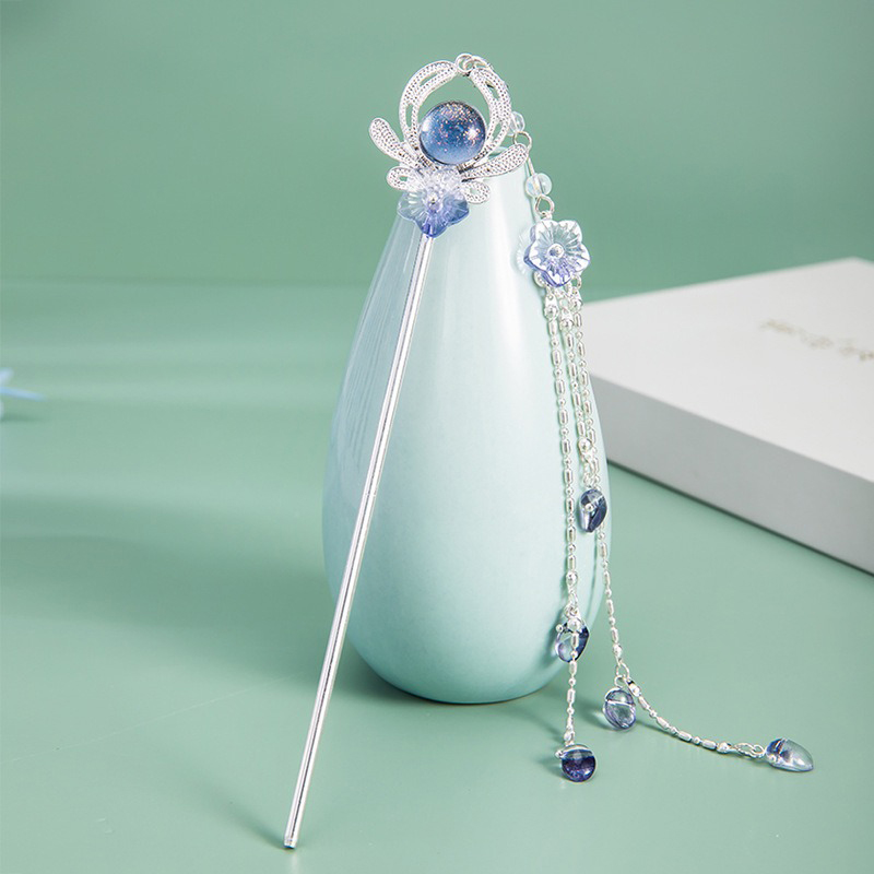 Ancient-Style-Hairpin-Retro-Buyao-Hanfu-Accessories-Tassel-Hairpin-3 Ancient-Style Hairpin Retro Buyao Hanfu Accessories Tassel Hairpin