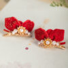 New-Year-Children-Hair-Clip-Red-Festive-Bow-Hair-Ornament-2 New Year Children Hair Clip Red Festive Bow Hair Ornament