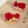 New-Year-Children-Hair-Clip-Red-Festive-Bow-Hair-Ornament-3 New Year Children Hair Clip Red Festive Bow Hair Ornament
