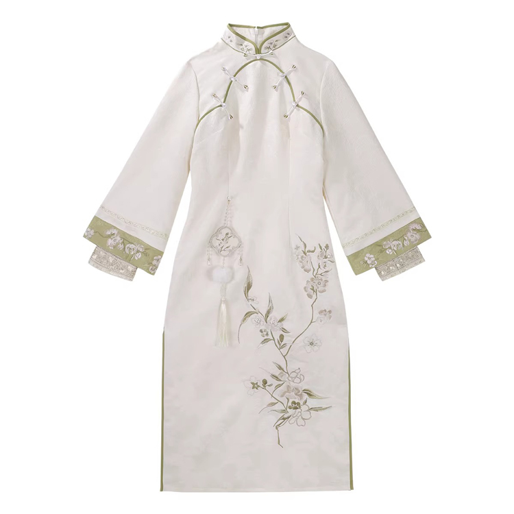 Women Spring Cheongsam Set New Vest Elegant Attire