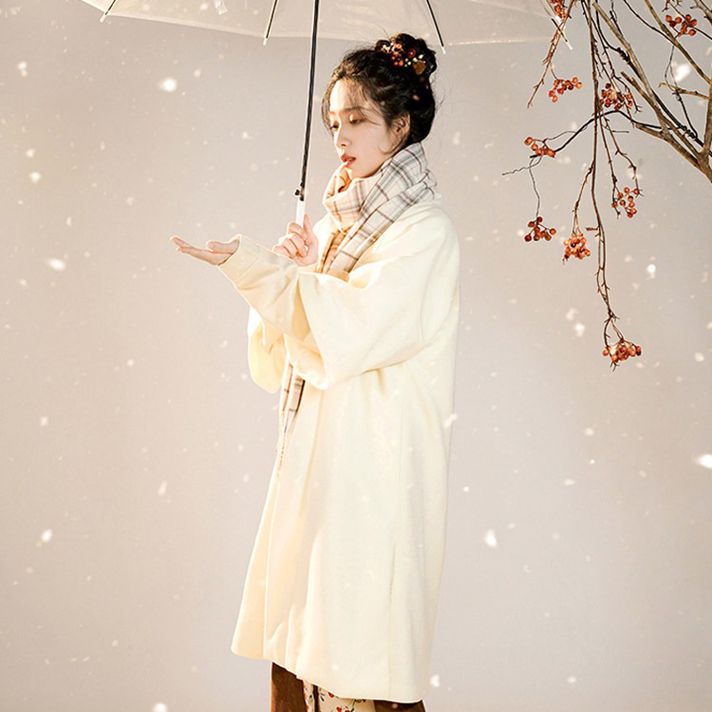 Women-Winter-Hanfu-Song-Dynasty-Style-Thickened-Set-3 Women Winter Hanfu Song Dynasty Style Thickened Set