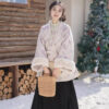 Women-Winter-Mamian-Aoqun-Set-Casual-Ming-Dynasty-Hanfu-1 Women Winter Mamian Aoqun Set Casual Ming Dynasty Hanfu