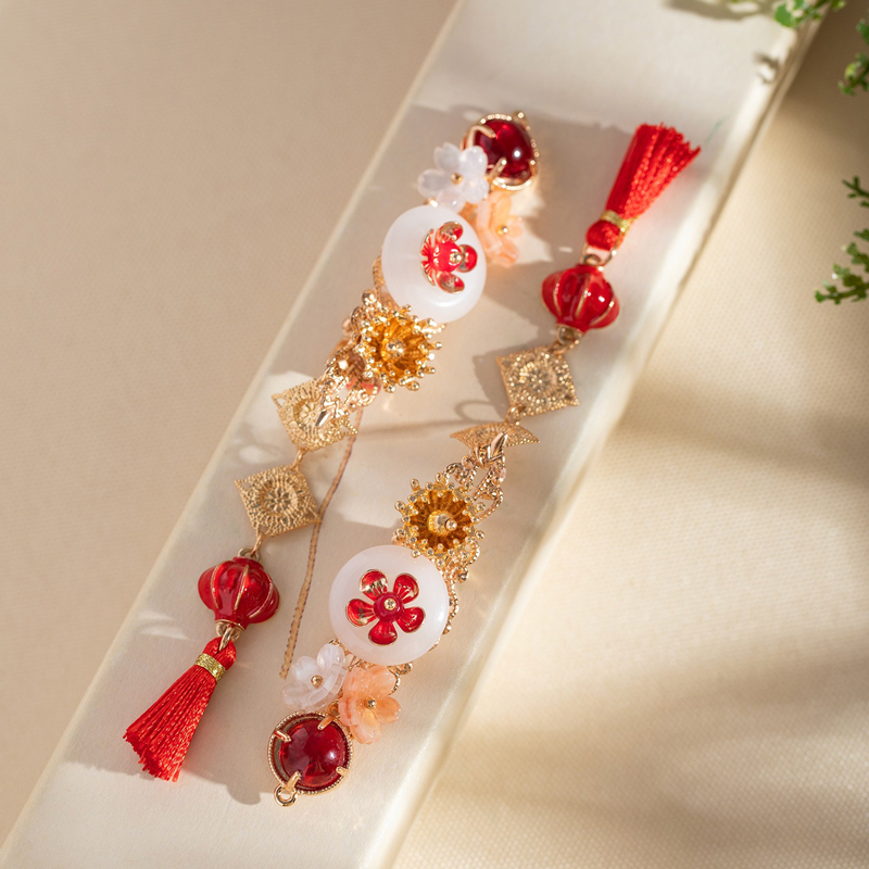 Hanfu-New-Year-Children-Hairpins-Lantern-Shaped-Cute-Hair-Ornaments-4 Hanfu New Year Children Hairpins Lantern-Shaped Cute Hair Ornaments