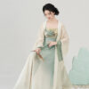 Tang-Dynasty-inspired-Hanfu-style-strapless-dress-set-with-Han-elements-summer-two-piece-ensemble-2 Qing Shan Xing (青山行)