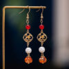 Traditional-Style-Accessories-Women's-Fringe-Earrings-for-Hanfu-Outfits-2 Traditional-Style Accessories Women's Fringe Earrings for Hanfu Outfits