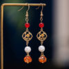 Traditional-Style-Accessories-Women's-Fringe-Earrings-for-Hanfu-Outfits-4 Traditional-Style Accessories Women's Fringe Earrings for Hanfu Outfits