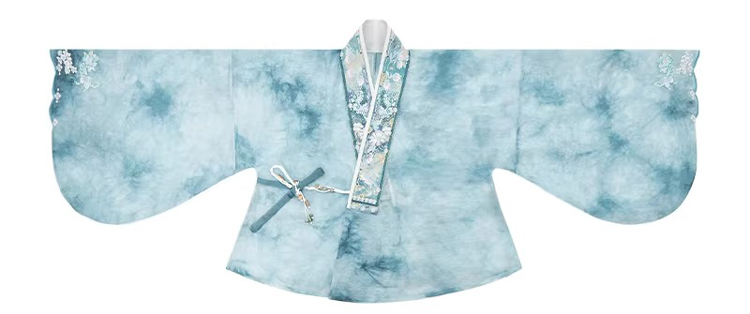 Women's Ming Dynasty Elegant Tencel Hanfu Mamian Skirt Set Dui Chuan Jiao