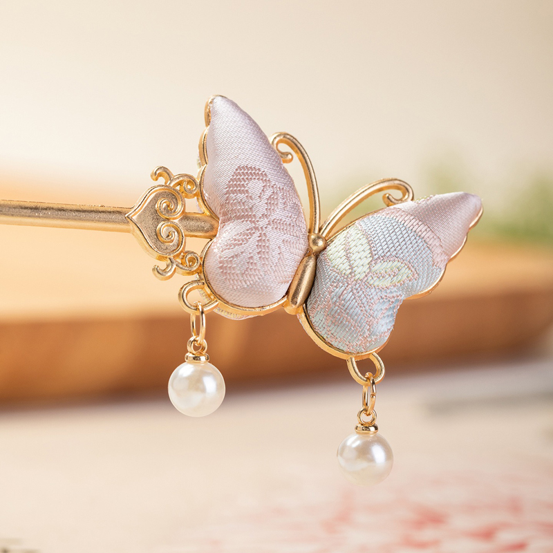 Butterfly-Hairpin-Handmade-Hanfu-Hair-Accessory-Intangible-Cultural-Heritage-Element-Headpiece-1 Butterfly Hairpin Handmade Hanfu Hair Accessory Intangible Cultural Heritage Element Headpiece